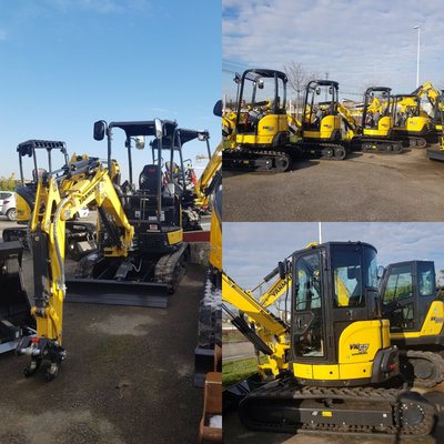 Arrivée de nombreuses Minipelles YANMAR neuves sur notre parc