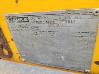 Mini tombereau Ausa D250AHG