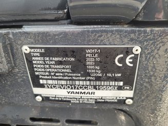 Mini pelle Yanmar VIO17 ESS+