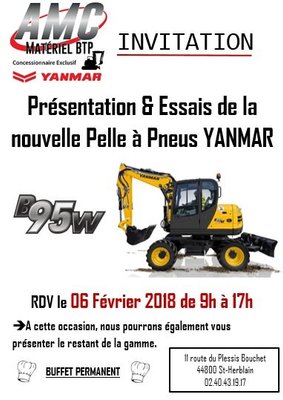 Journée technique - Pelle à pneus YANMAR B95W